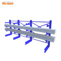 Heavy Duty Warehouse Storage Steel Pipe Cantilever Rack